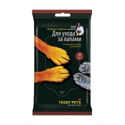 Teddy Pets Салфетки для ухода за лапами (Авангард), 30 шт/уп